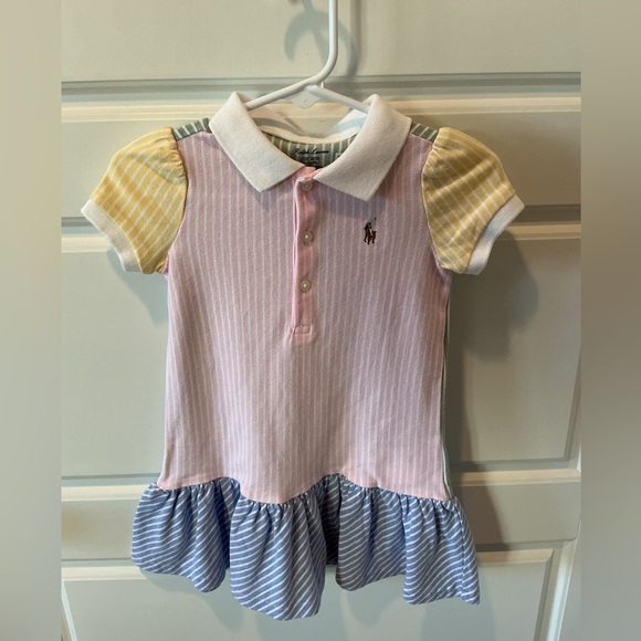 NWT Ralph Lauren Striped Polo Dress - Picture 1 of 7